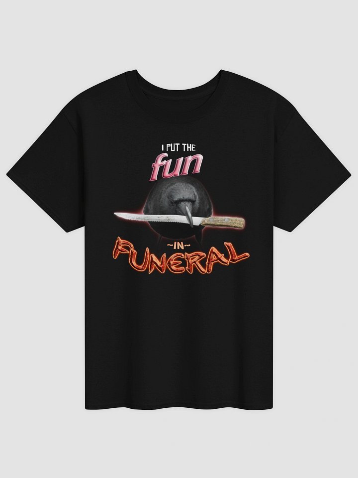 I put the fun in funeral crow T-shirt product image (1)