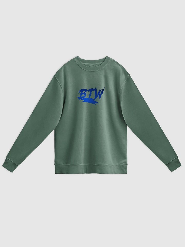 BTW new logo unisex pigment dyed sweatshirt product image (9)