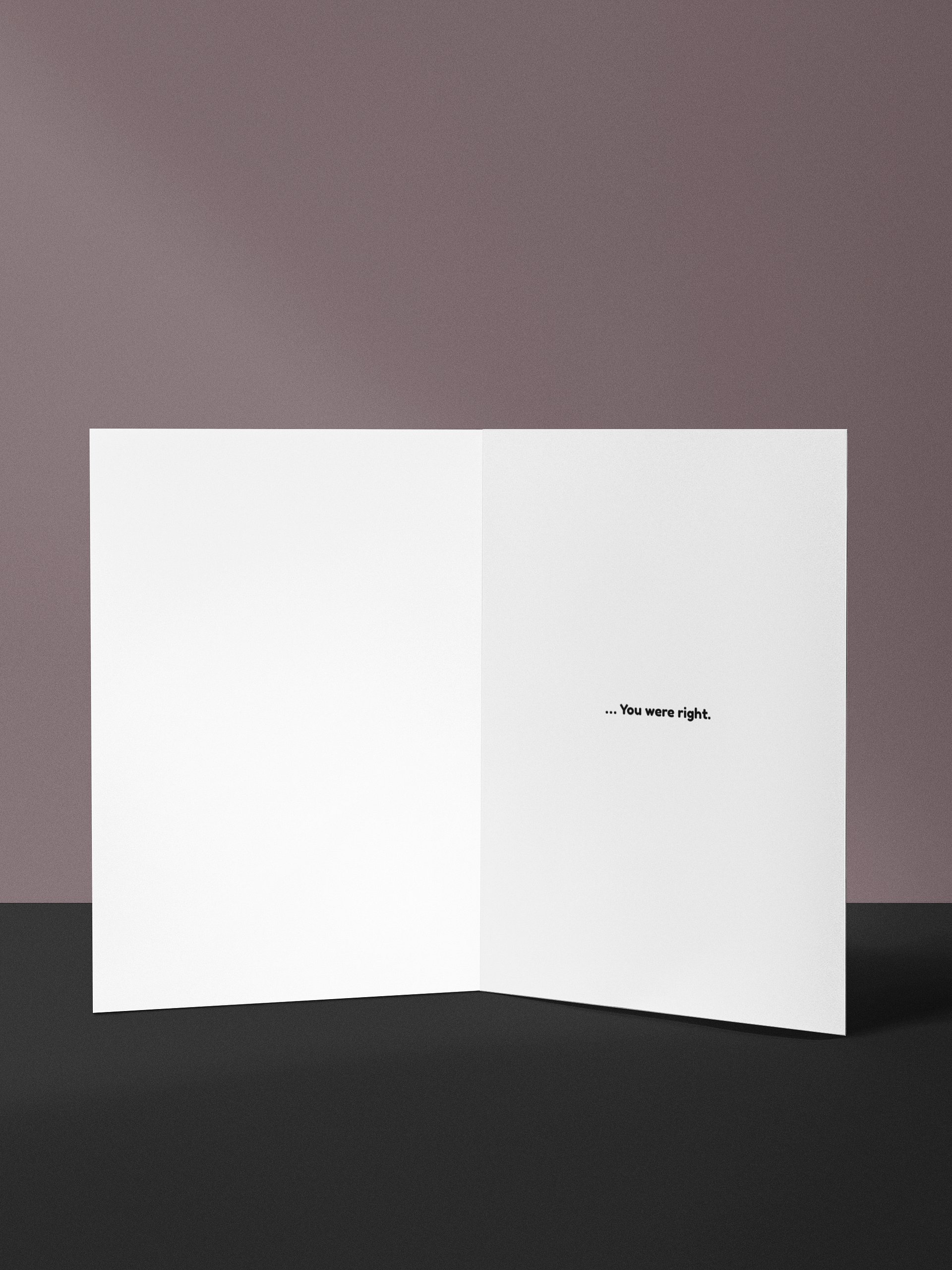 “I Have Reached a Preliminary Conclusion” Printable Card (Choose Your Message) product image (3)