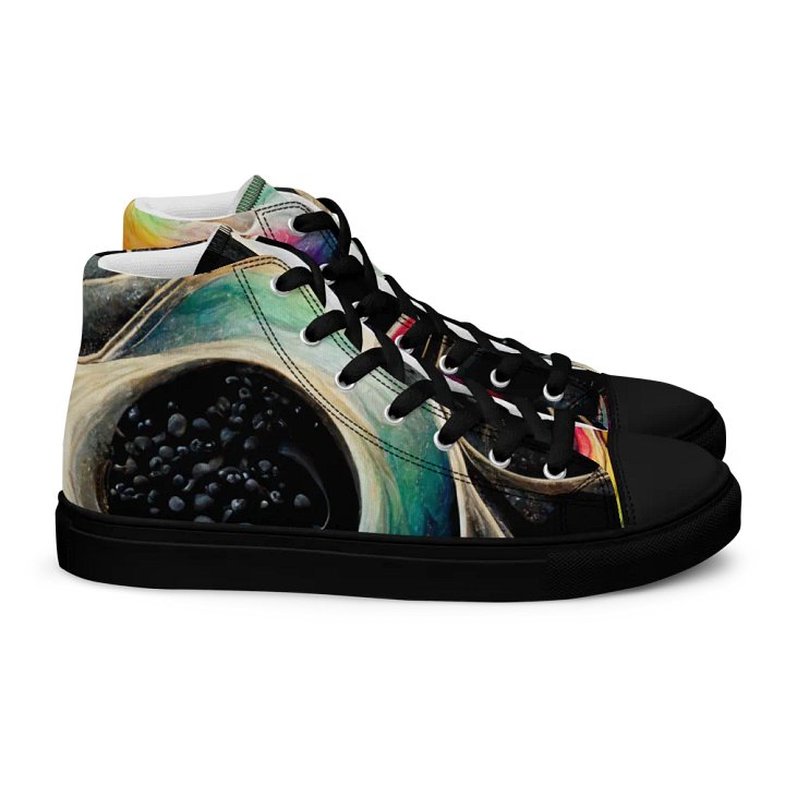 Retro Chic: Handmade Women's High Tops product image (2)