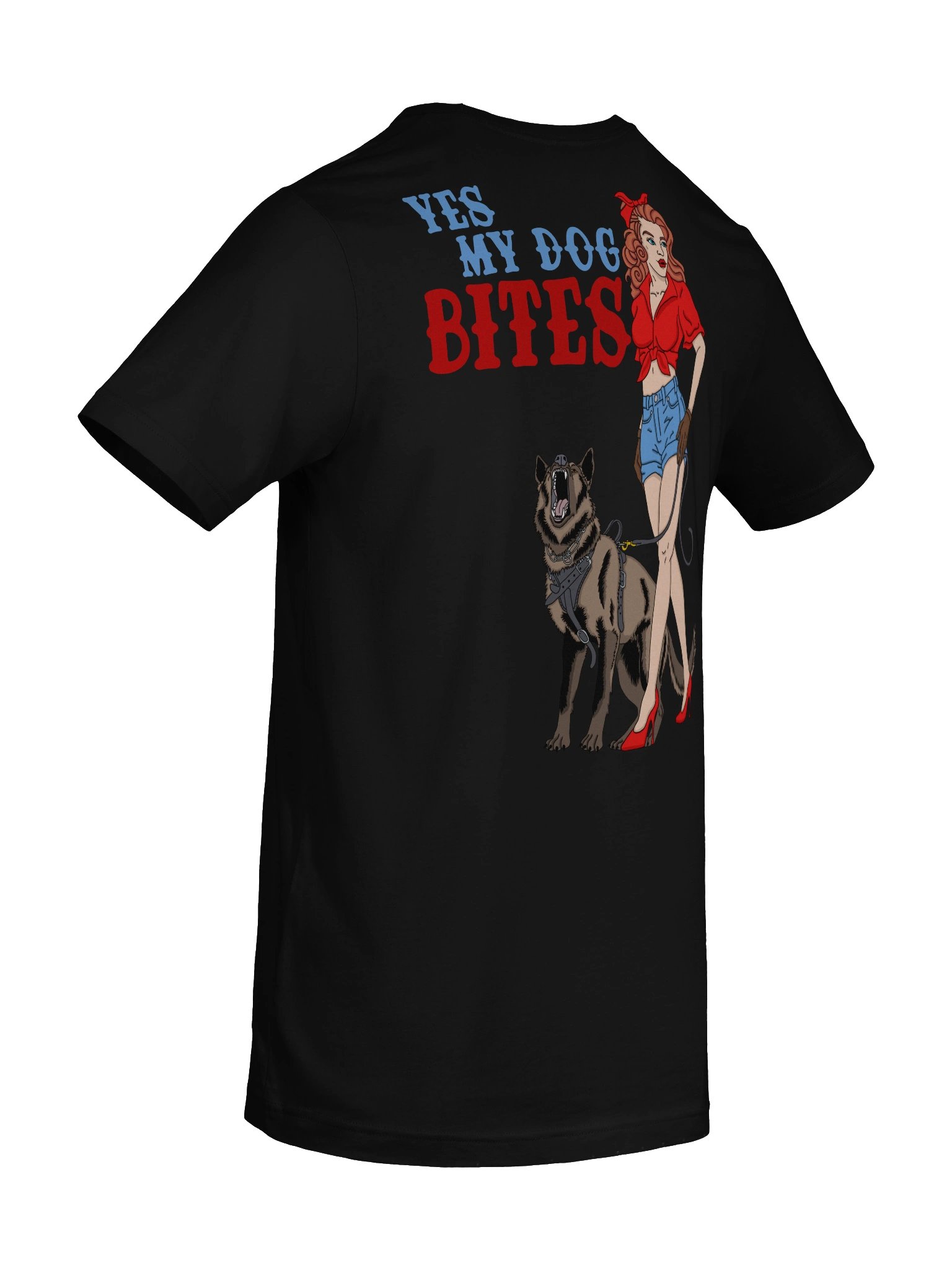 Yes My Dog Bites - Pinup Handler Tee product image (10)