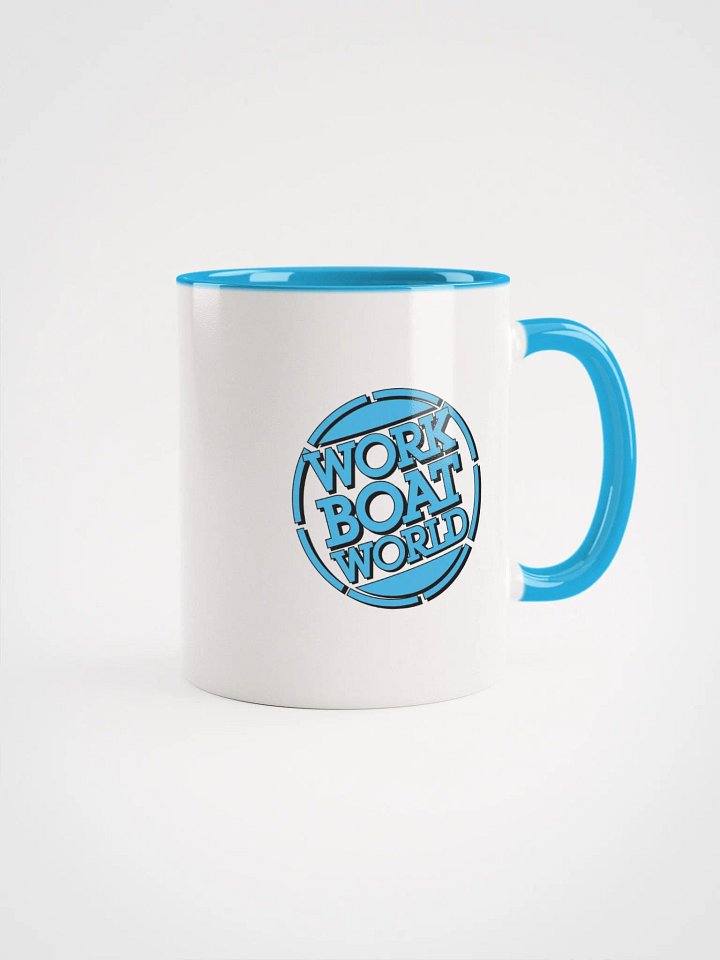 Work Boat World Logo Mug (Light Blue) product image (1)