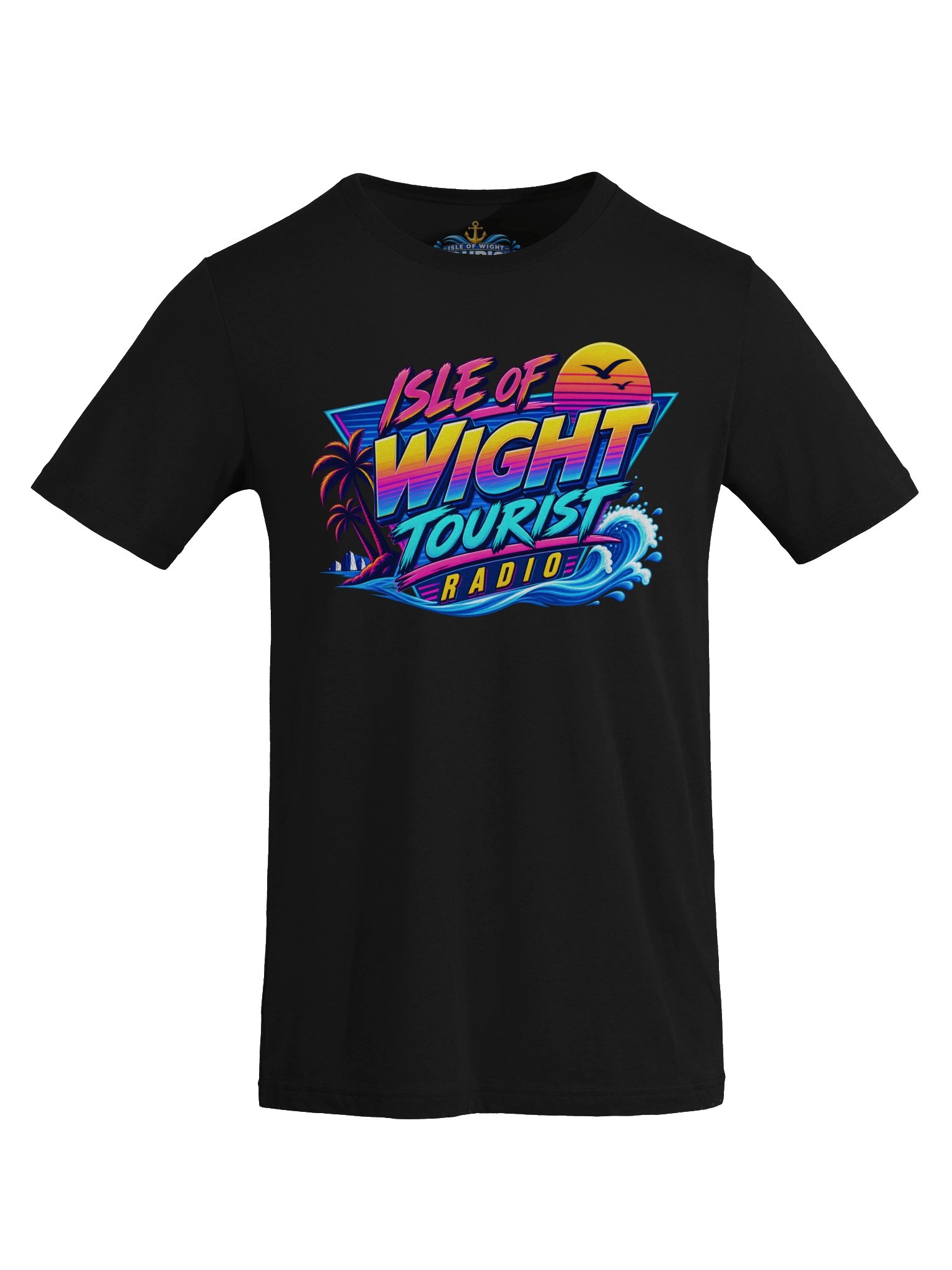 Isle of Wight Tourist Radio – Retro 80s T-Shirt product image (8)