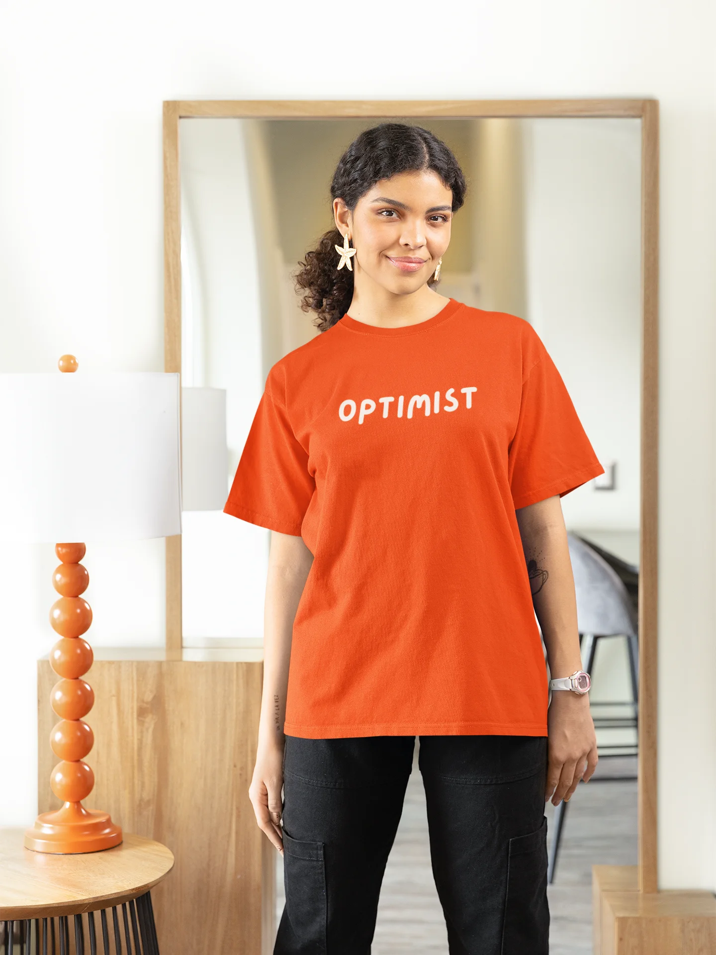 “OPTIMIST” My Vibe Cotton T-Shirt #2 product image (1)