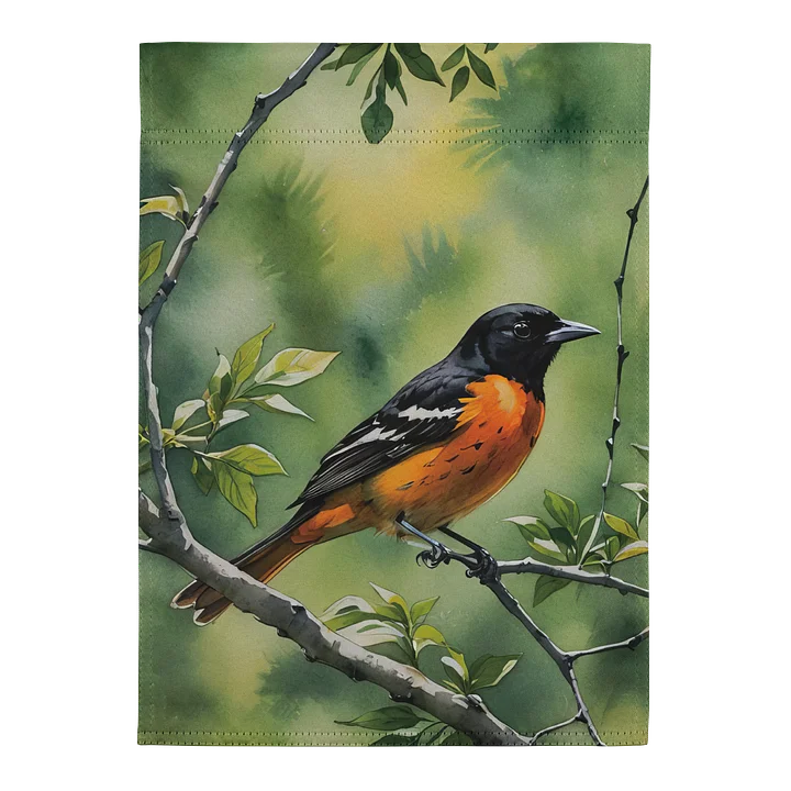 Baltimore Oriole Garden Flag product image (2)