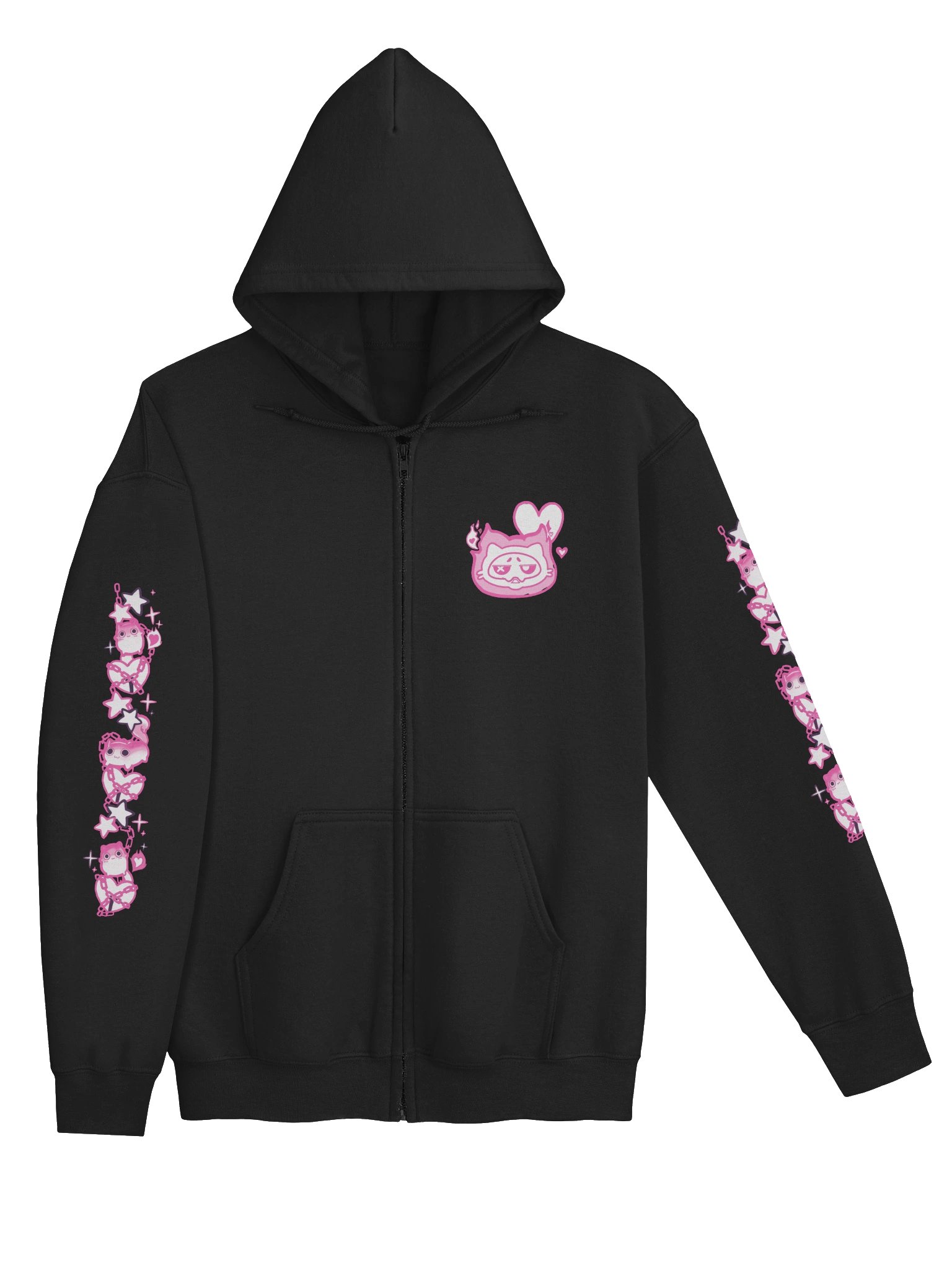 COMMIT ARSON ZIP-UP HOODIE product image (10)