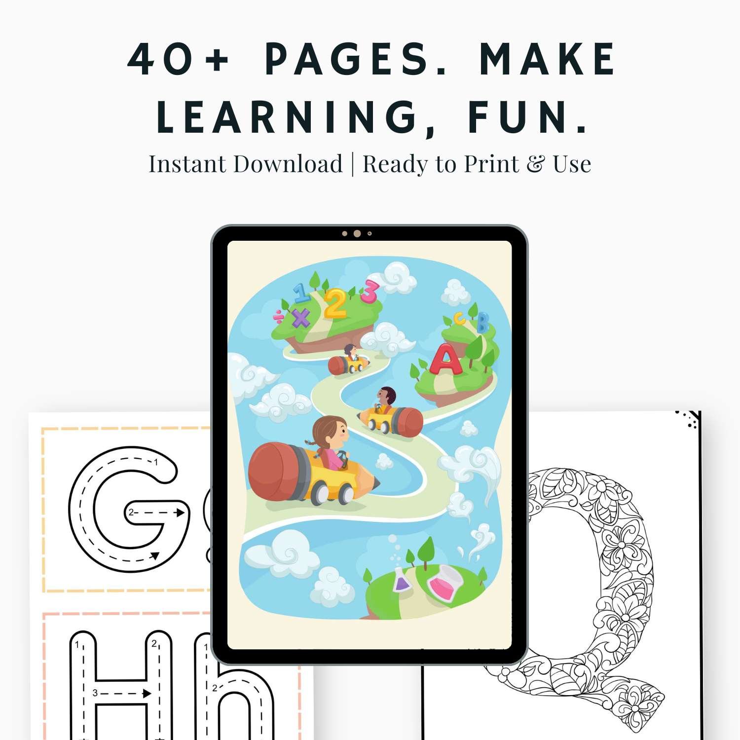 Trace to Learn and Color for Fun ABC product image (3)