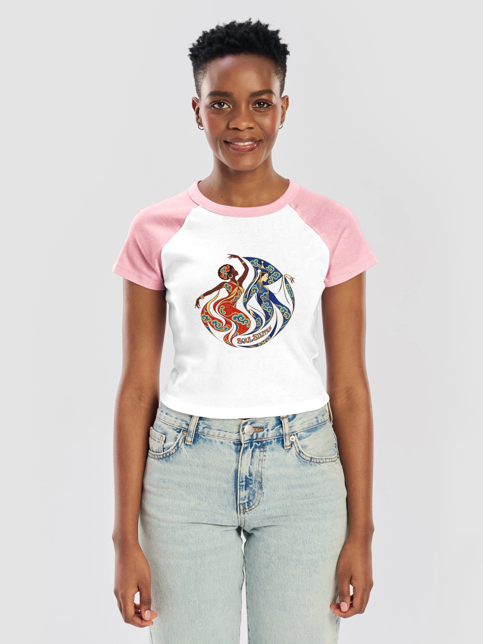 SOUL SISTERS - Micro Rib Raglan Baby Tee product image (2)
