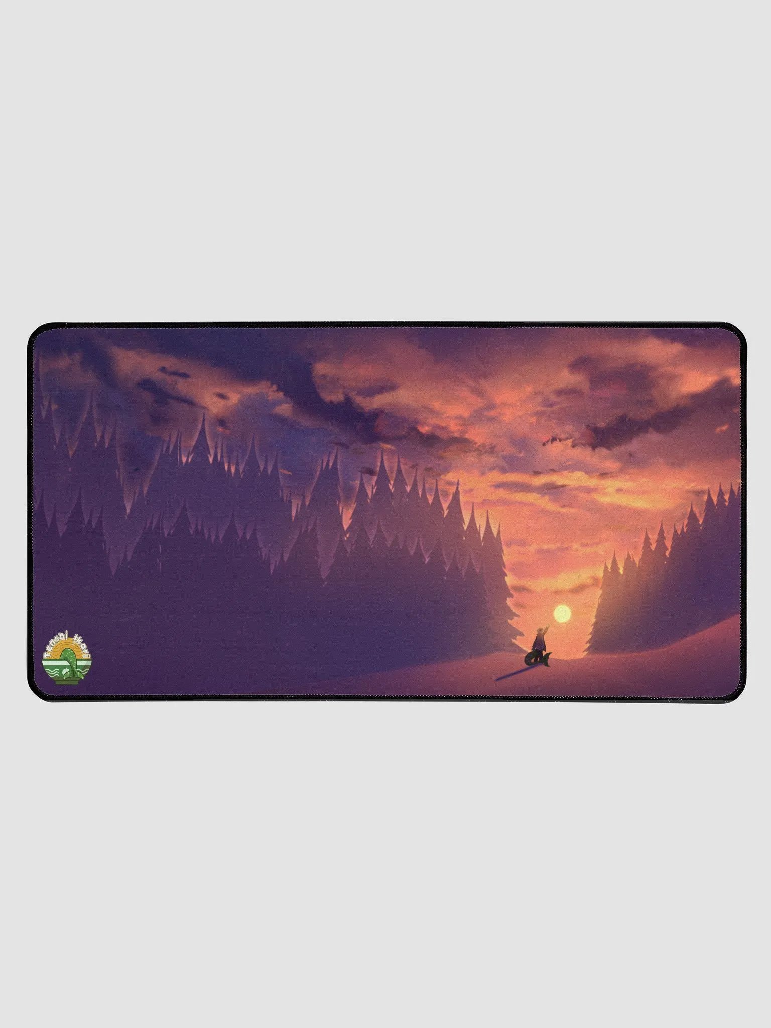 "Ikari and The Sunset Forest" Desk Mat product image (1)