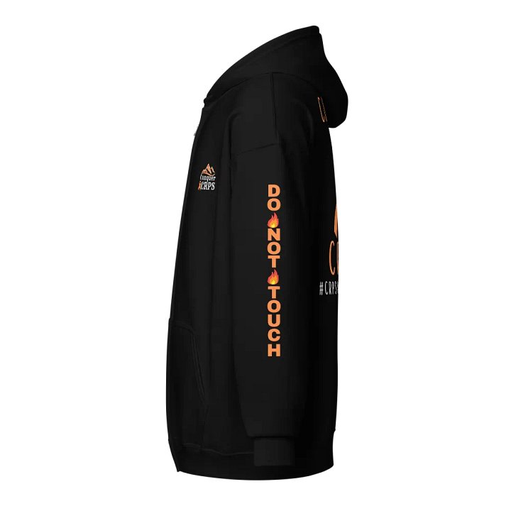 Do Not Touch LEFT Arm Classic Conquer CRPS Zip Hoodie product image (1)