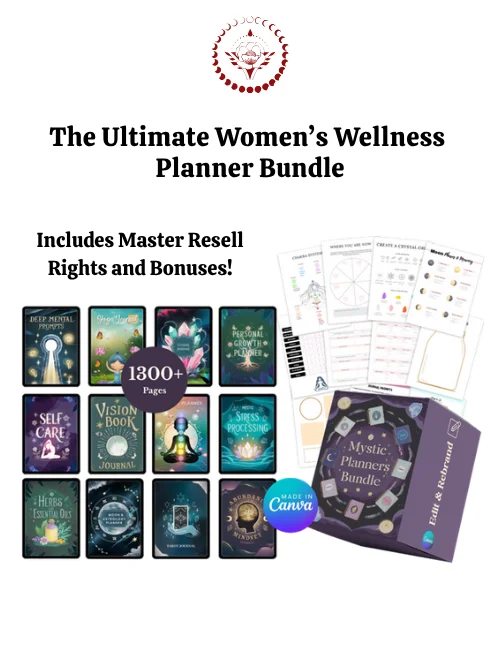 The Ultimate Planner Bundle | 1300+ Canva Templates for Your Wellness Journey product image (1)