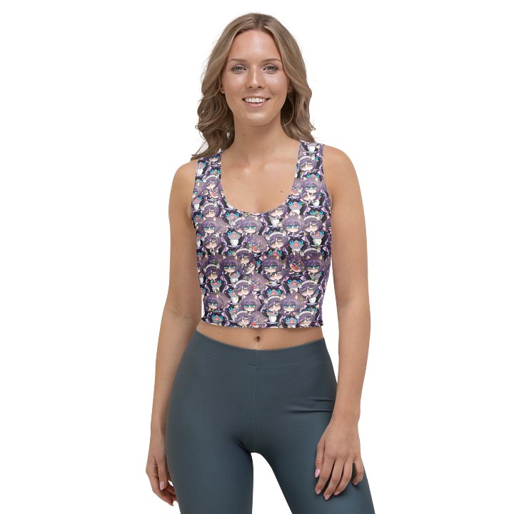 ZaynaKitty Sticker Vomit 3 Crop Top product image (1)