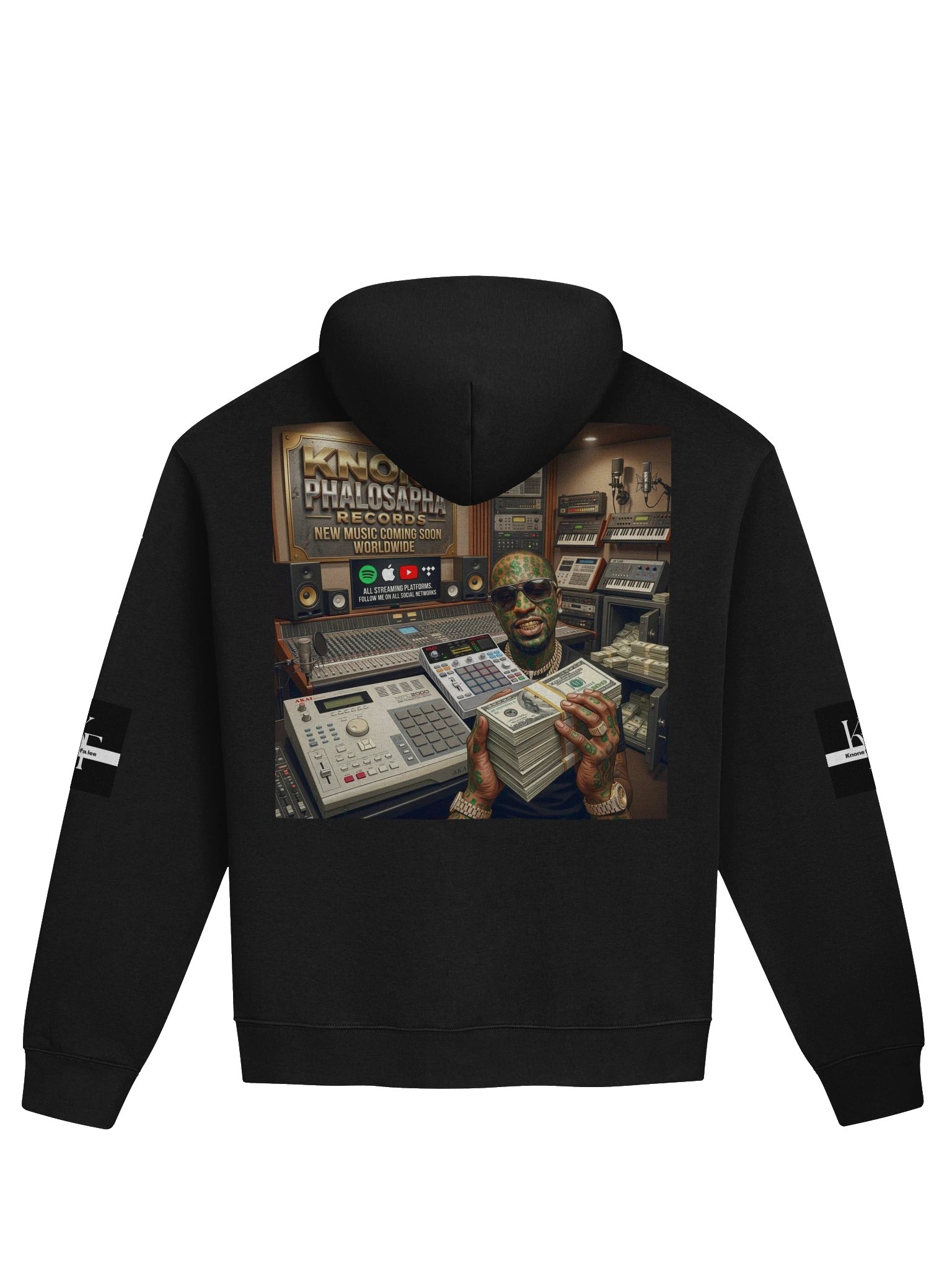 Intertwined Monogram Unisex Hoodie product image (3)