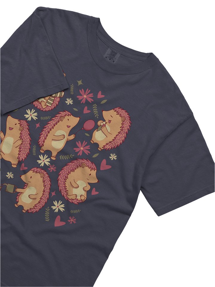 Cottagecore Hedgehog Floral Shirt – Cute Hedgehog Graphic Tee, Cozy Woodland Animal Aesthetic product image (12)