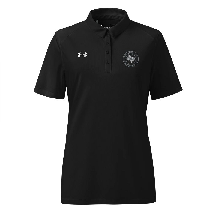 B&W Texas Marshal Association Logo Women's Polo product image (1)