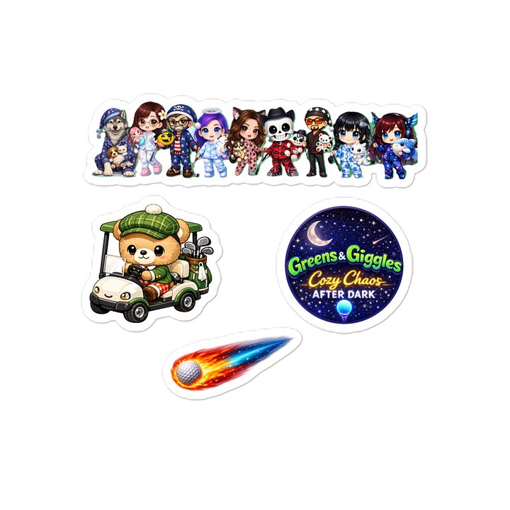 Greens & Giggles Die-Cut Stickers product image (1)