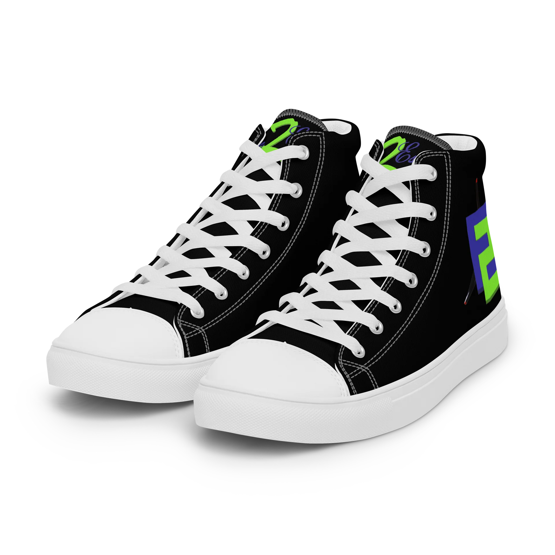 Black hi-tops product image (6)