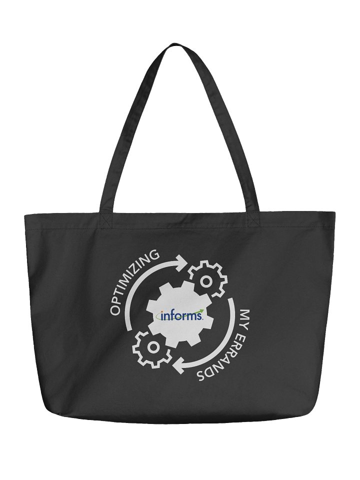 "Optimizing My Errands" Tote Bag - Black product image (1)