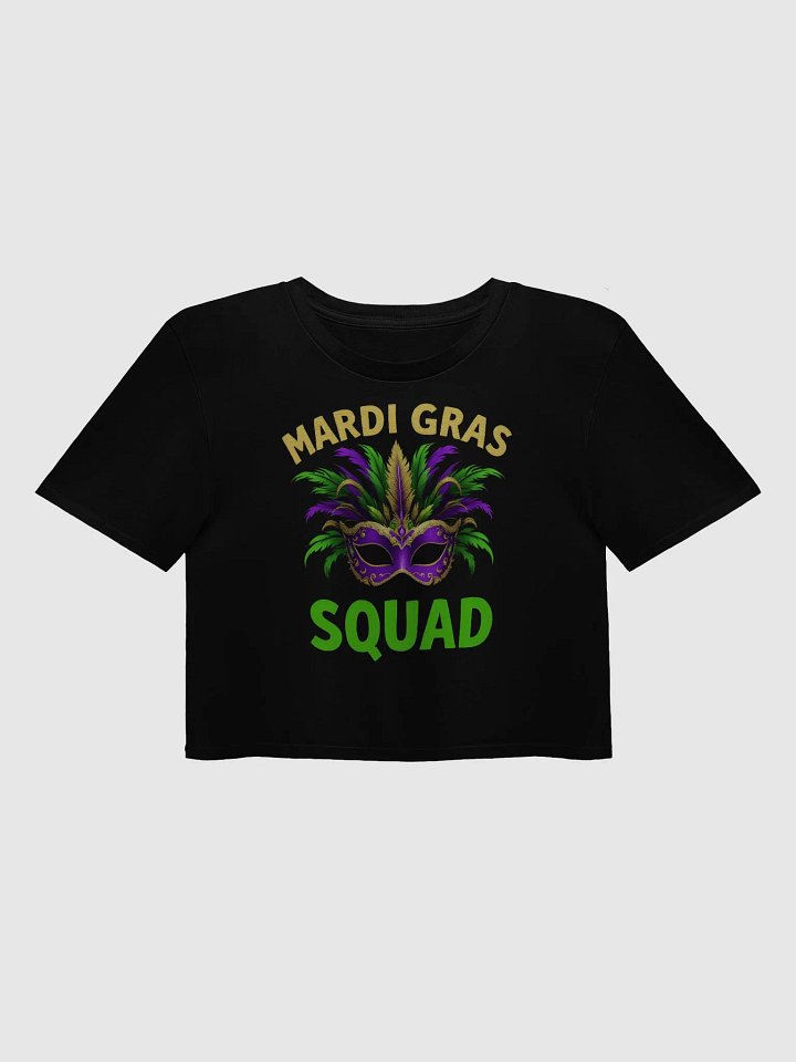 Mardi Gras Squad Crop Top product image (1)