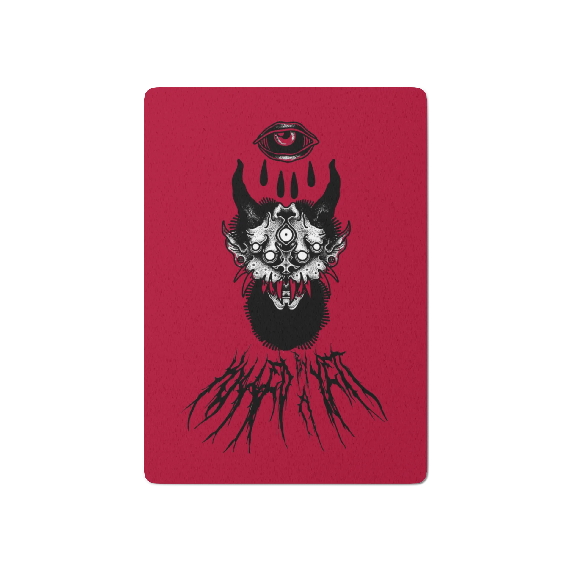Killed by a Yeti Playing Cards product image (1)