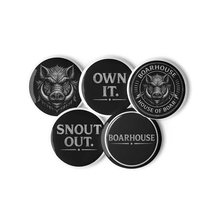 BOARHOUSE Mark Set – 2.25” Button Pack product image (2)