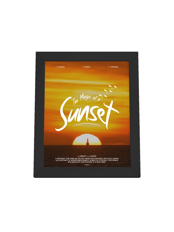 Sunset Serenade Framed Poster product image (2)