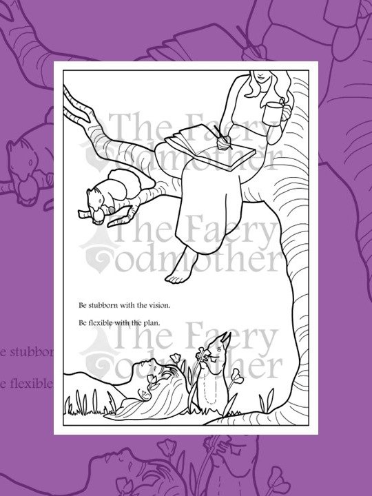 Winter '26 Coloring Page - Color the Divine product image (2)