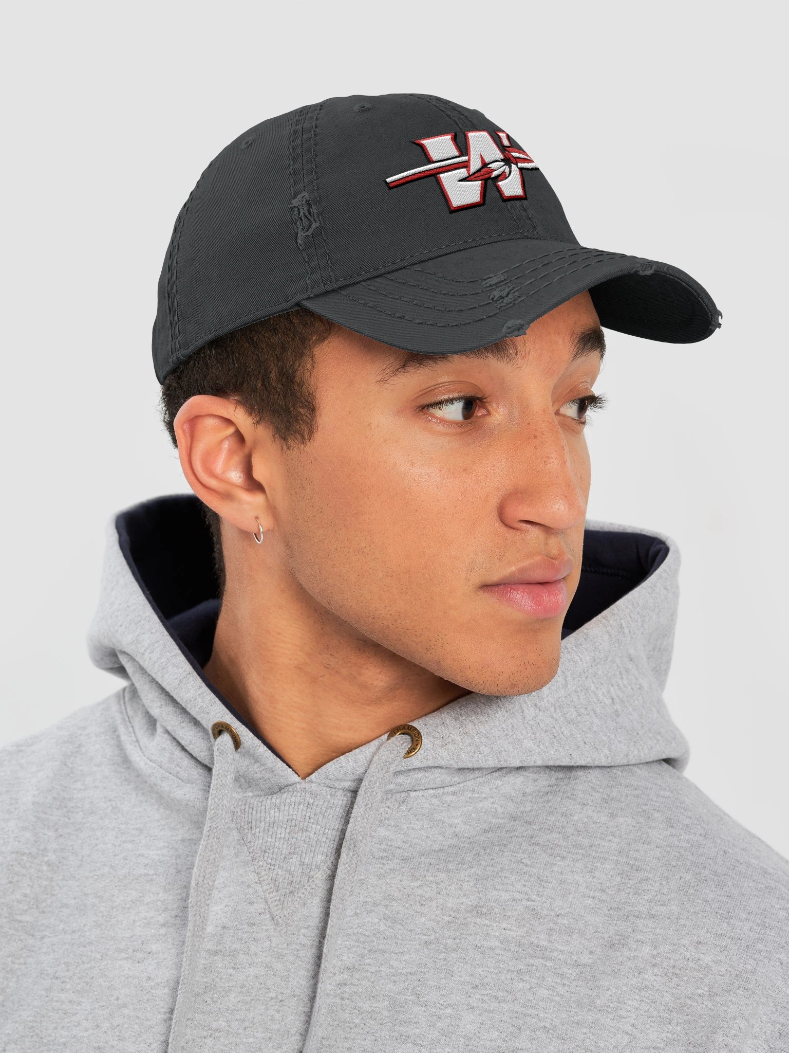 Washington Warriors Distressed Logo Hat product image (7)
