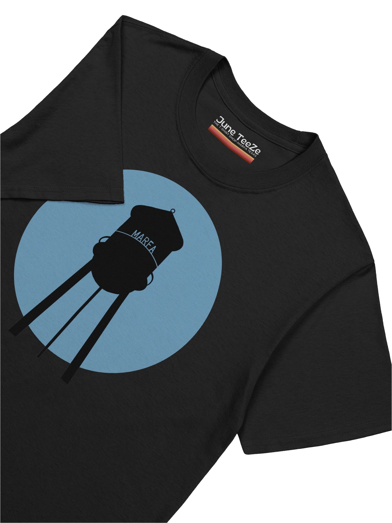 Marfa Water Tower Circle Unisex Tee product image (2)