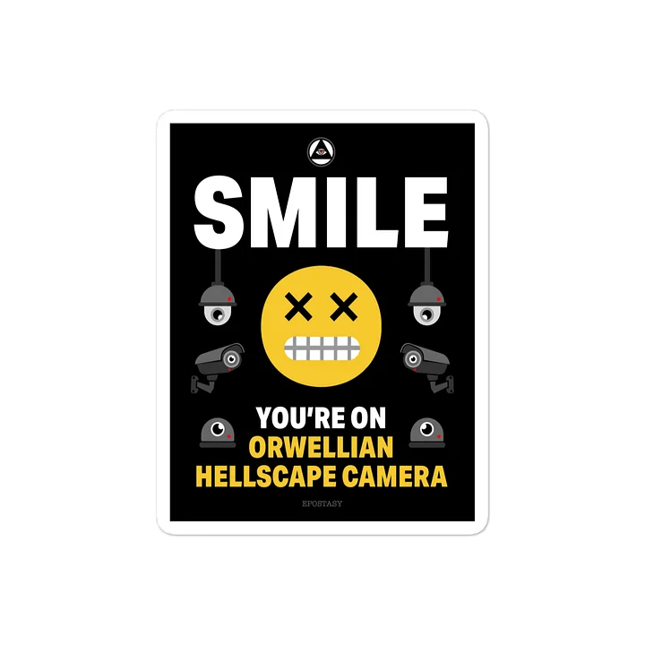 Orwellian Hellscape Camera Vinyl Sticker product image (2)