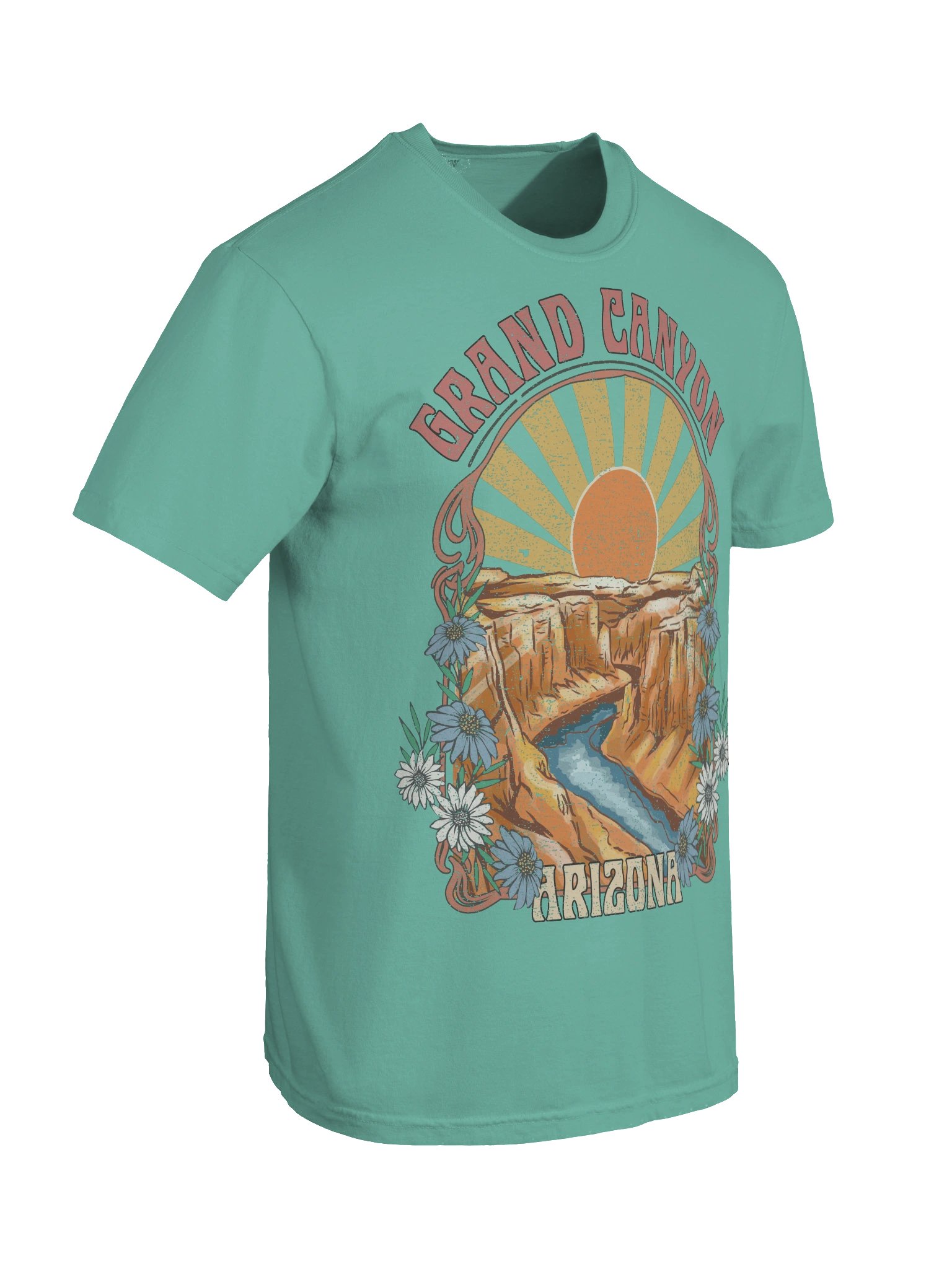 Grand Canyon Arizona Shirt – Vintage Canyon River Sunset Retro Travel Tee product image (9)