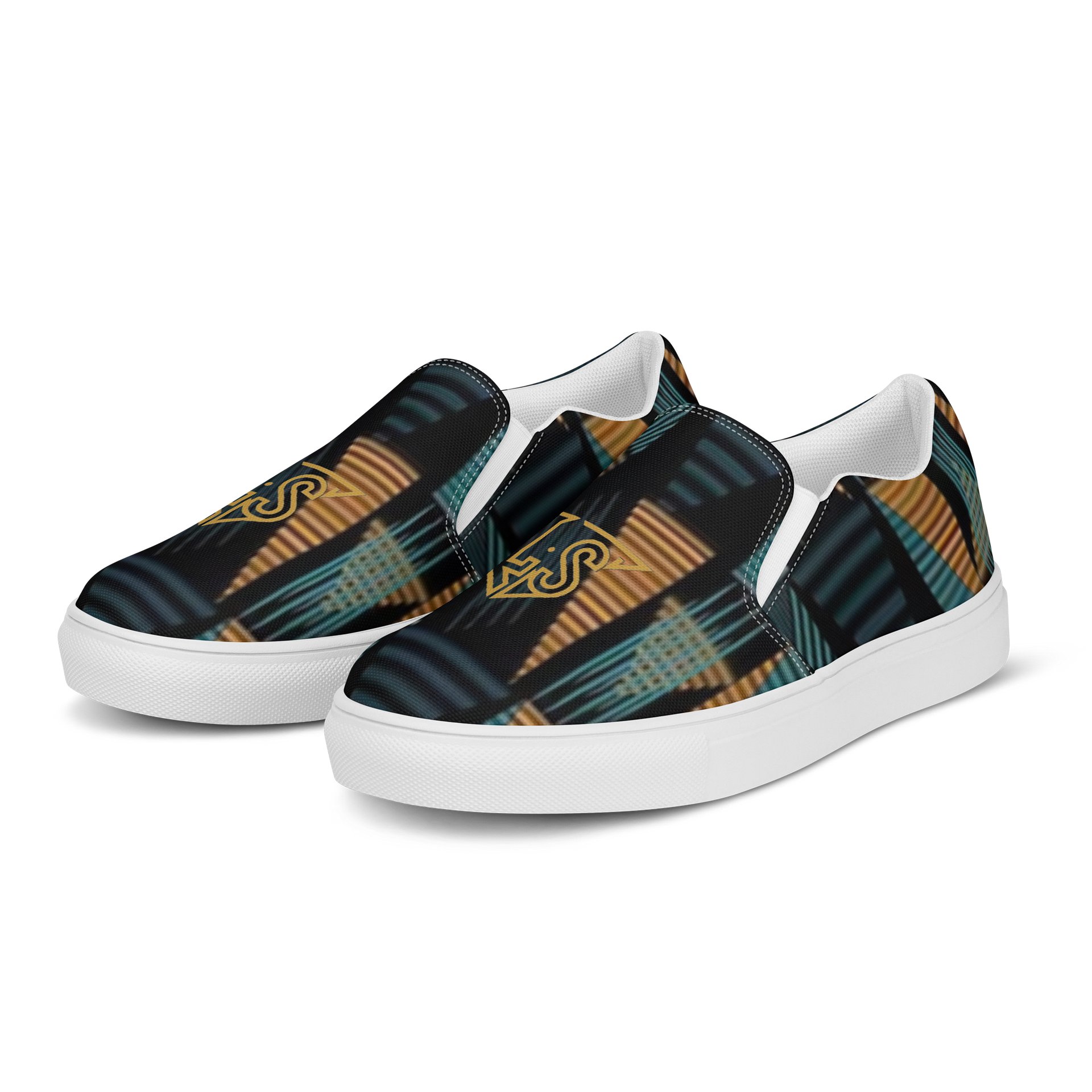 Lafate.Store Designer Slip On - Men (black multi color) product image (3)