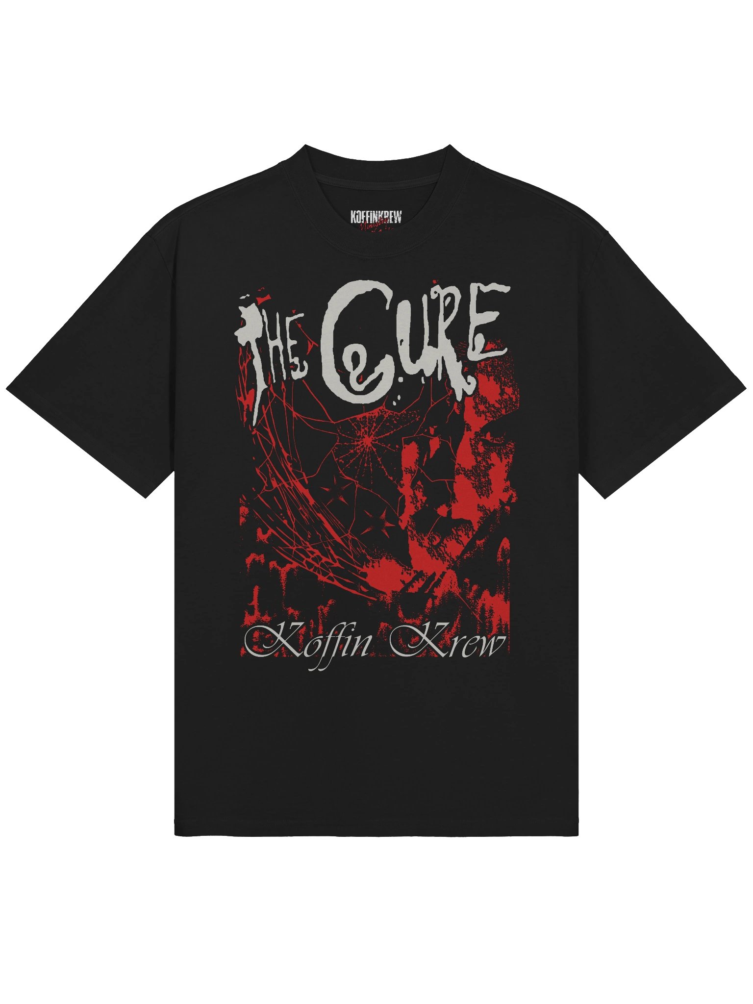 The Cure Retro Oversized Faded Tee product image (1)