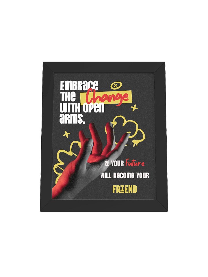 Embrace the Change Motivational Poster product image (2)