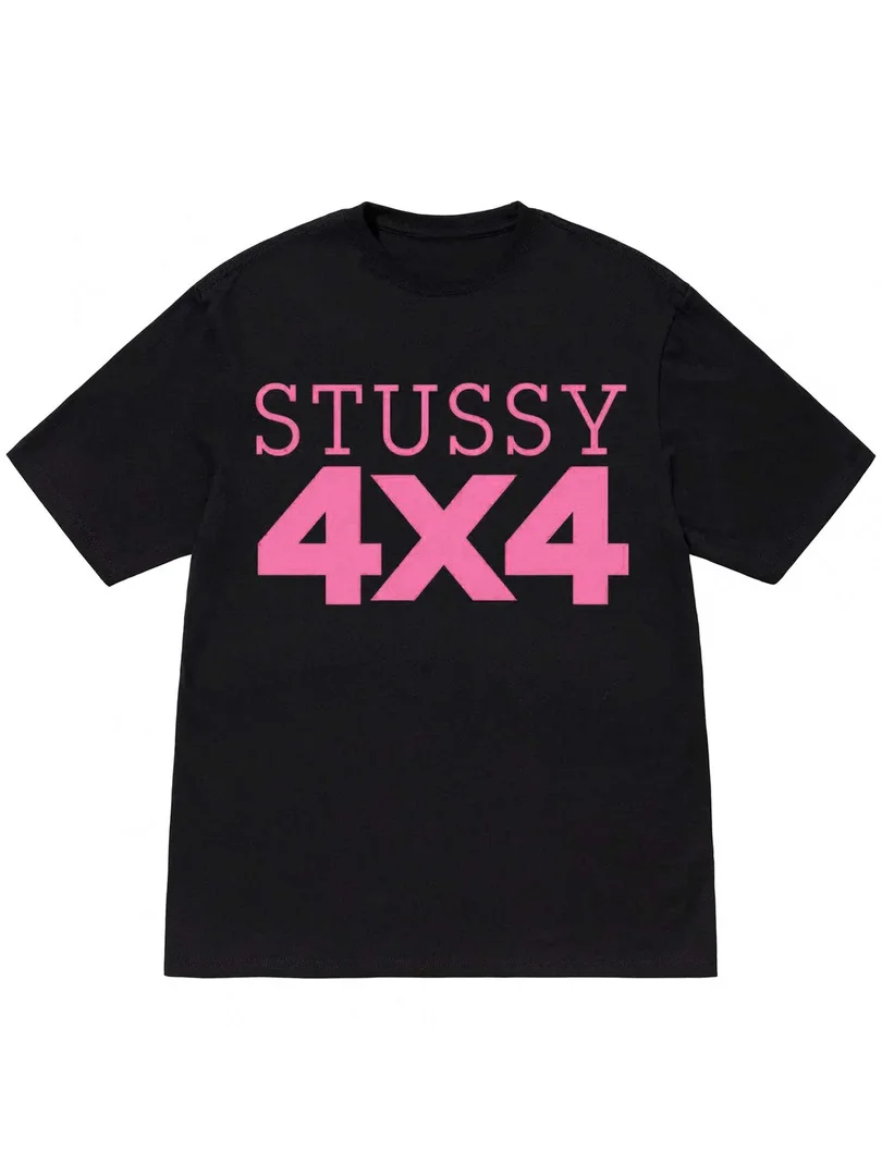 Stussy 4X4 SS Tee Black/Pink product image (1)