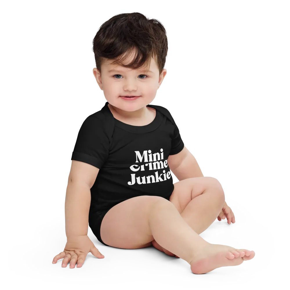 Mini Crime Junkie Onesie product image (5)