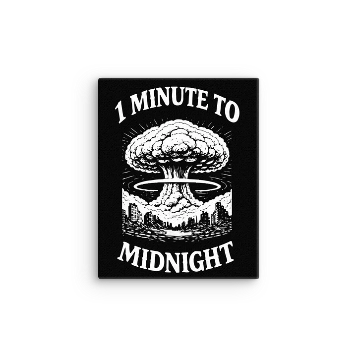 1 Minute to Midnight - Thin Canvas Art product image (12)