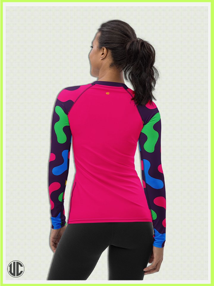 Nova’s Acid Pop – Women’s Rash Guard product image (2)