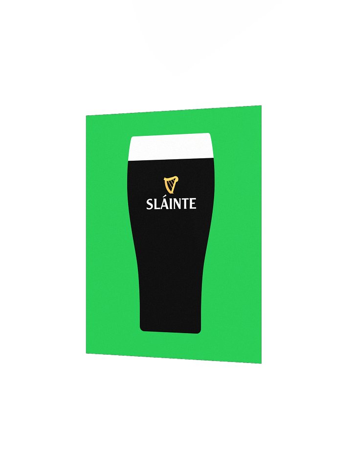 Sláinte - Pint of the Black Stuff | Enhanced Matte Paper Poster Print product image (1)