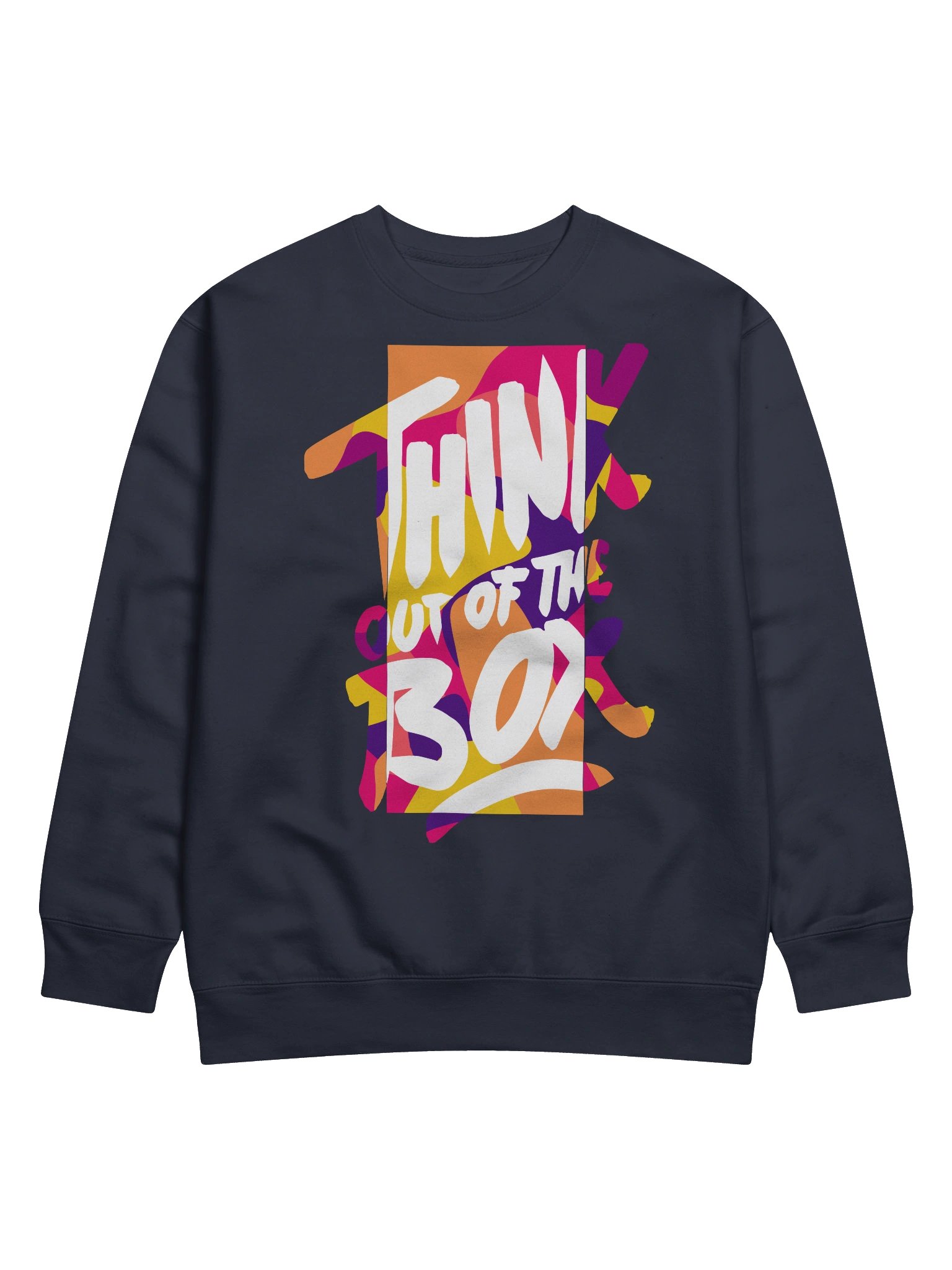 Think Out Of The Box Slogan Streetwear Sweatshirt product image (1)