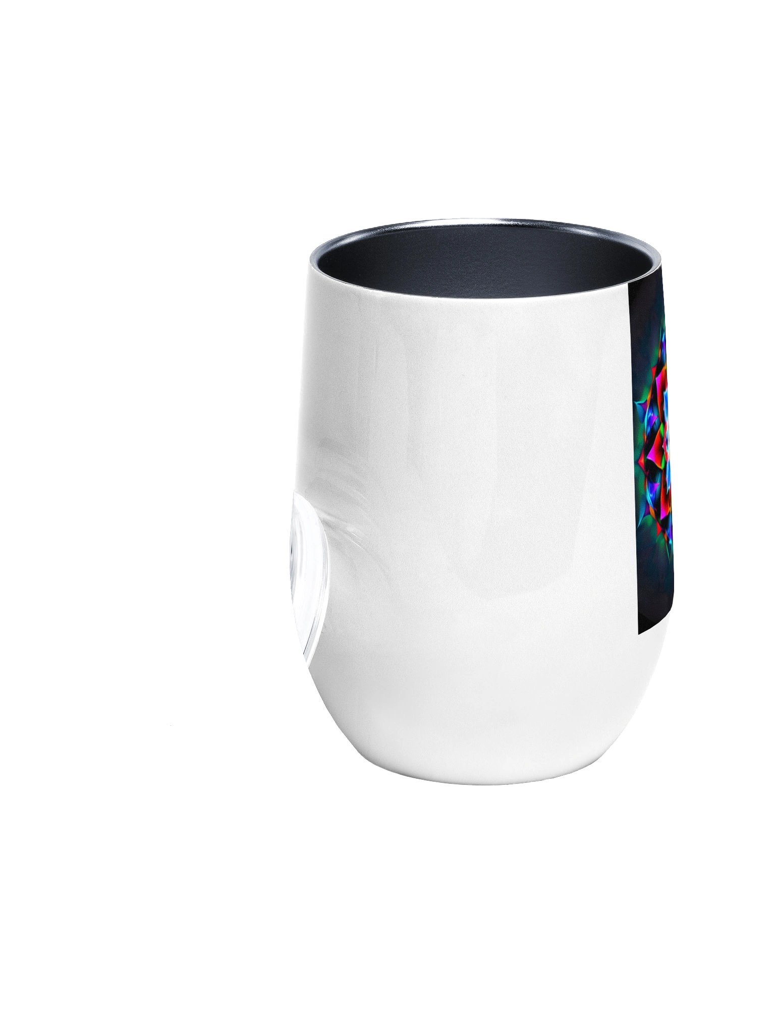 Neon Mandala Wine Tumbler product image (2)