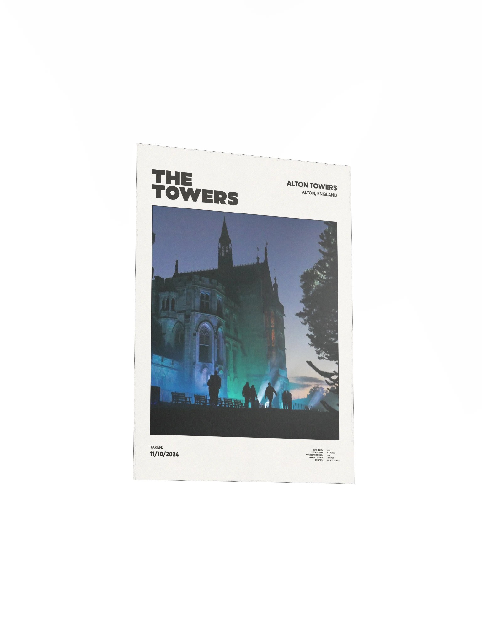 The Towers Side Night Premium Poster product image (3)