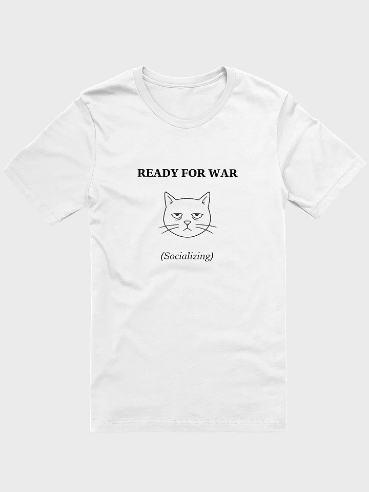 Ready for War (Cat) Supersoft T-shirt product image (1)