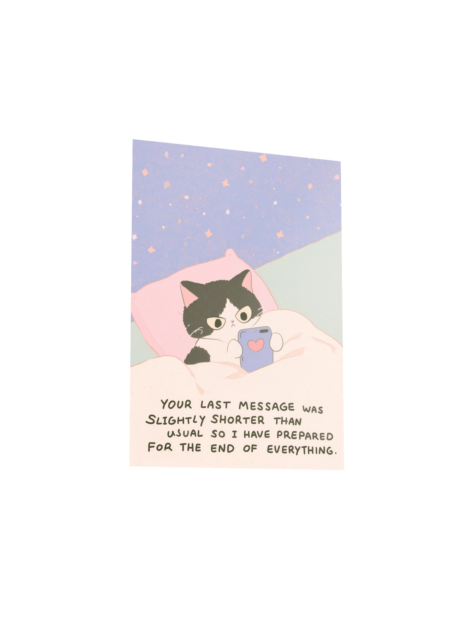 Goodnight Panic Cat Poster product image (21)