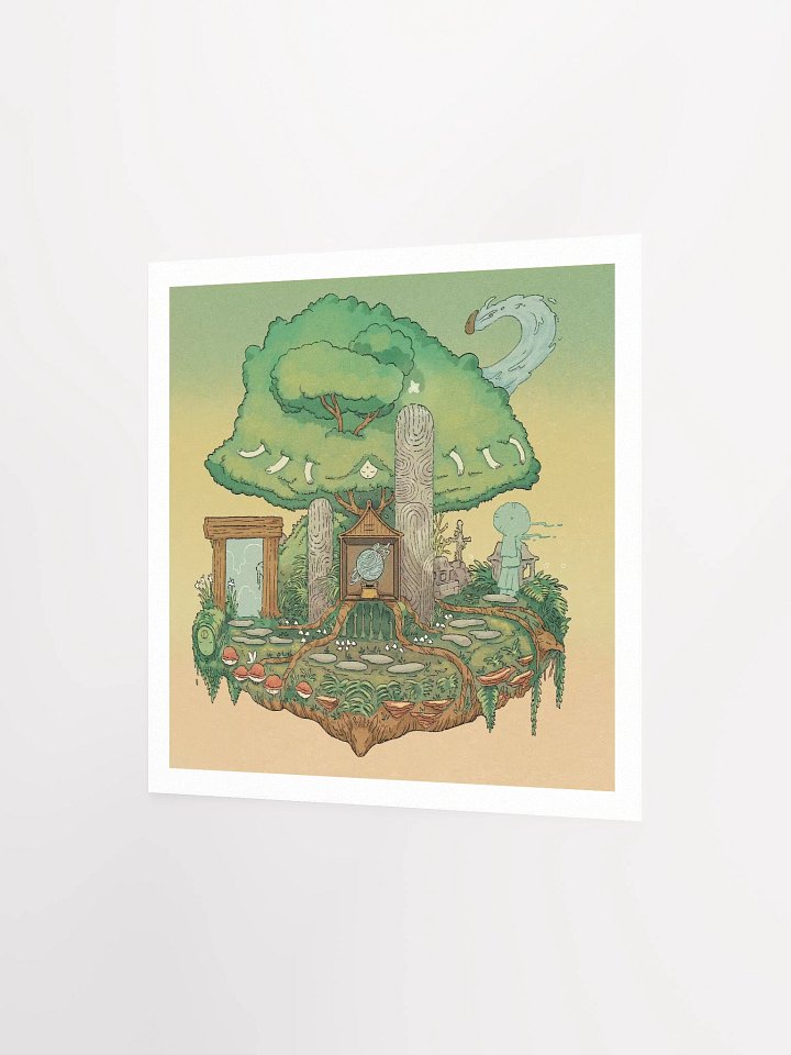 here (not rly) there - art print [back] product image (6)