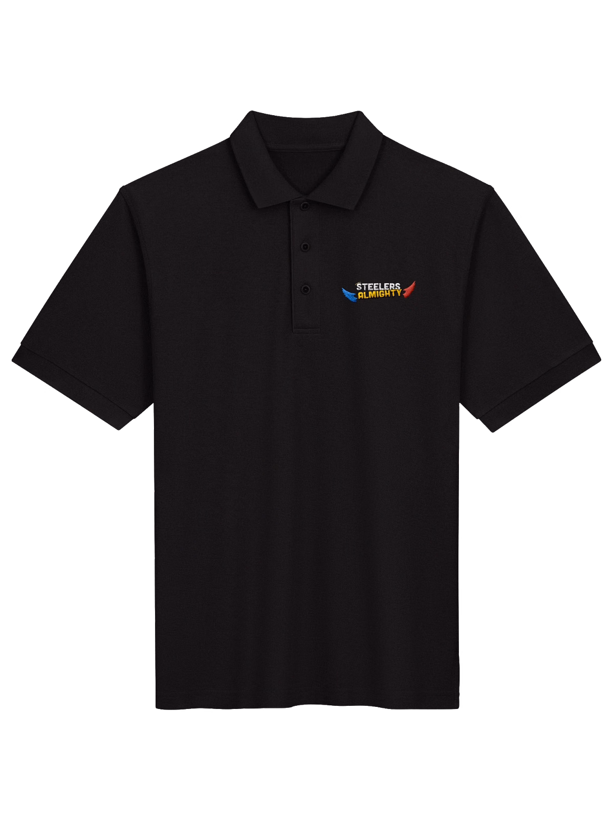 Almighty Wings Embroidered Polo