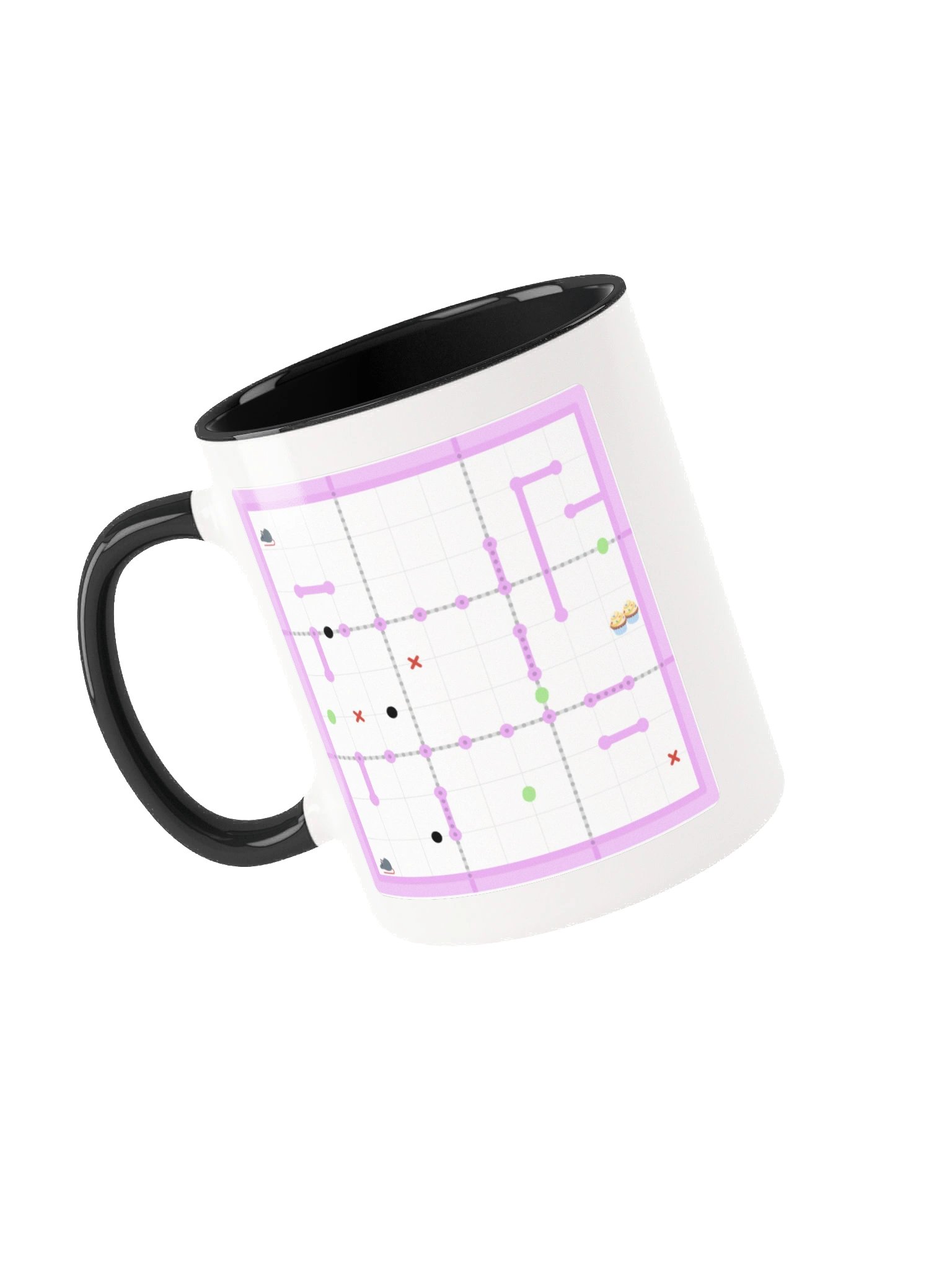 Rat Run Mug: Pink Maze product image (1)