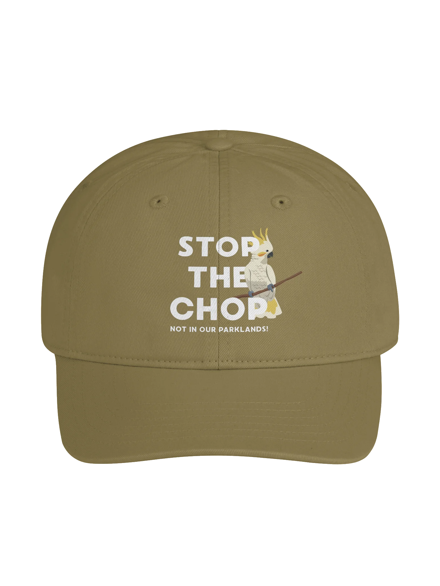 STOP THE CHOP | SC Cockatoo | Unisex | Organic Dad Hat product image (9)