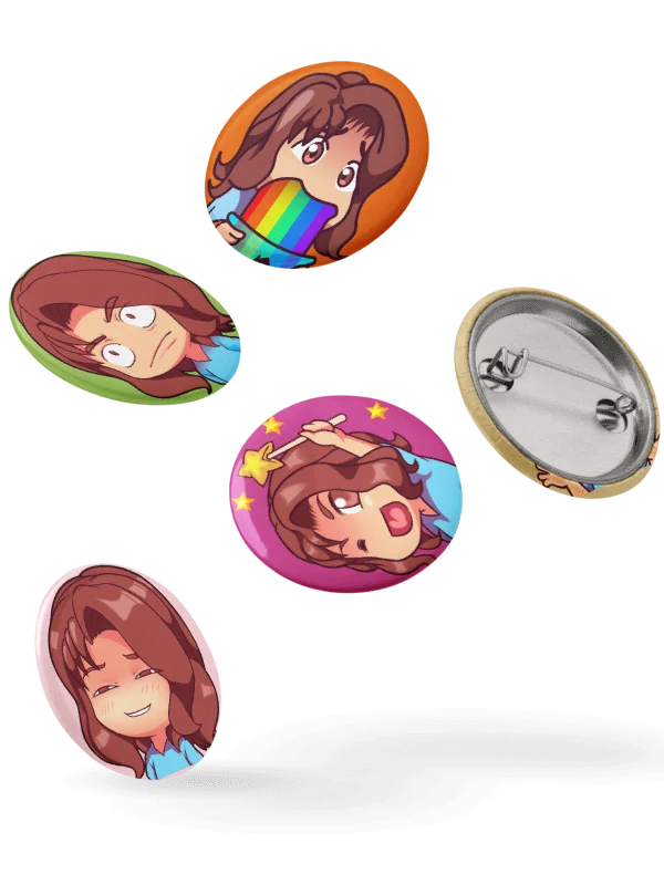 MadCoffee Emoji Button Pins product image (2)