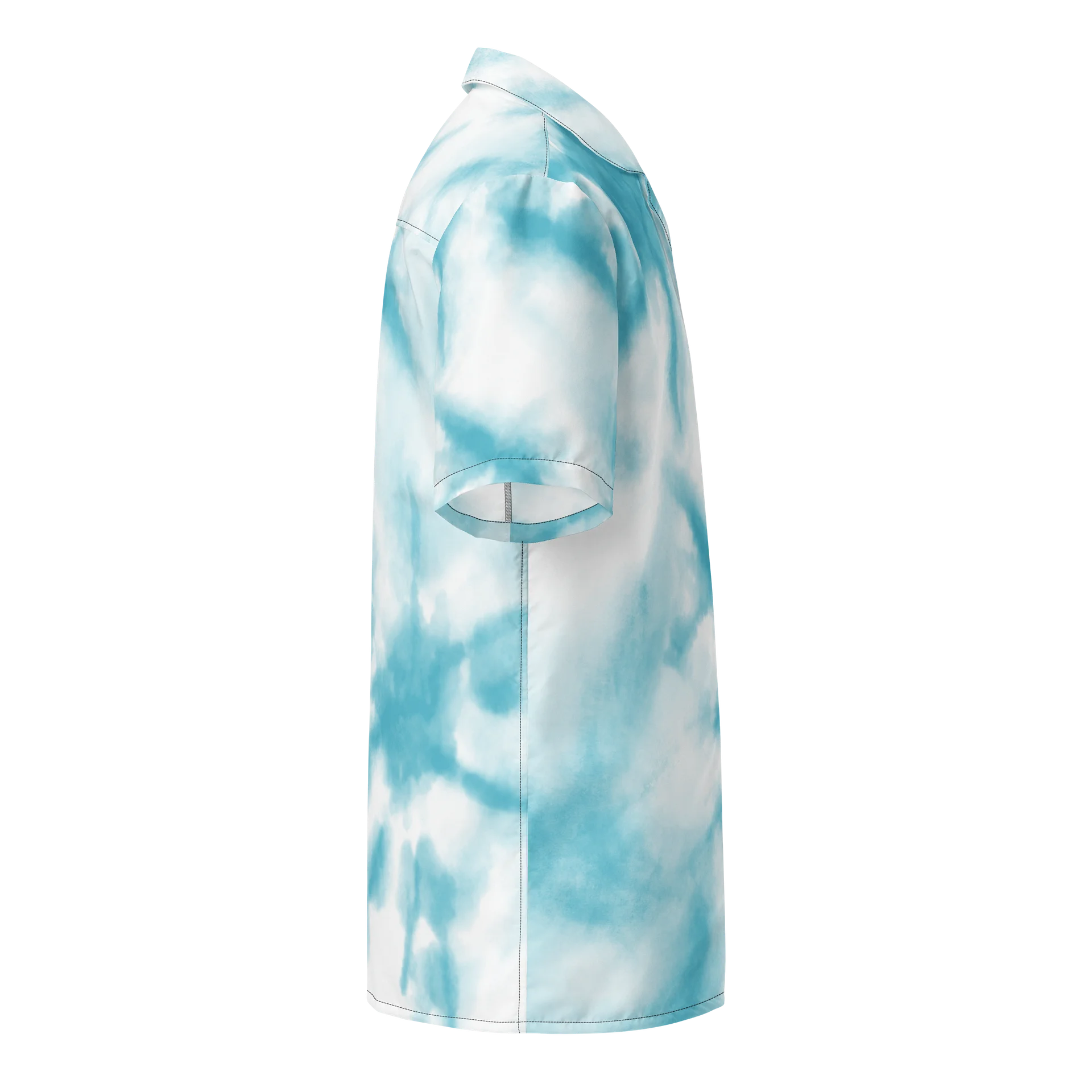 Blue Cloudwave Hawaiian Shirt product image (4)